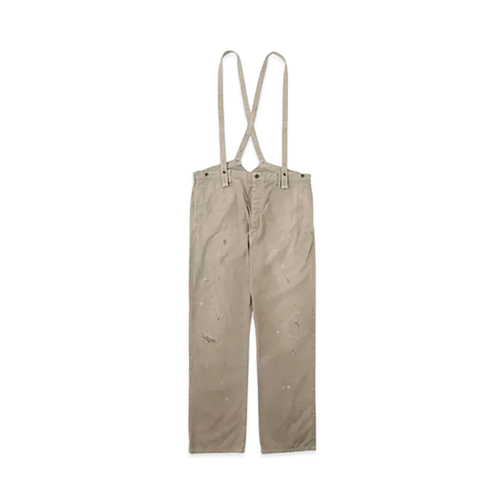 visvim TRAVAILLER BRACES PANTS DMGD "Grey"