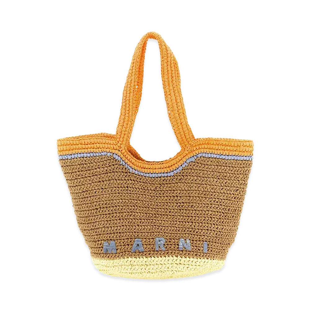 MARNI Women's Small 'Seaside' Shopping Bag "Multicolor"
