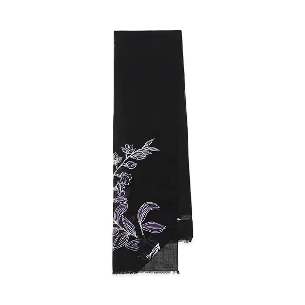 Paul Smith Laurel Leaf Scarf "Black"