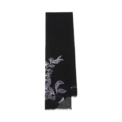 Paul Smith Laurel Leaf Scarf "Black"