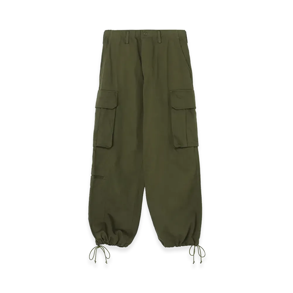 WILDSIDE YOHJI YAMAMOTO Katsuragi Cotton Cargo Pants "Khaki"