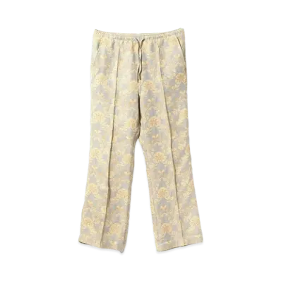 Needles String Boot-Cut Pant - Poly India Jq. "Yellow"
