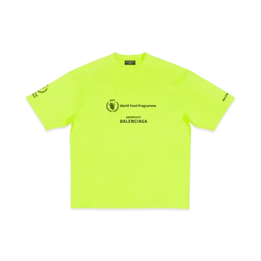 BALENCIAGA WFP T-Shirt Medium Fit "Neon Yellow"