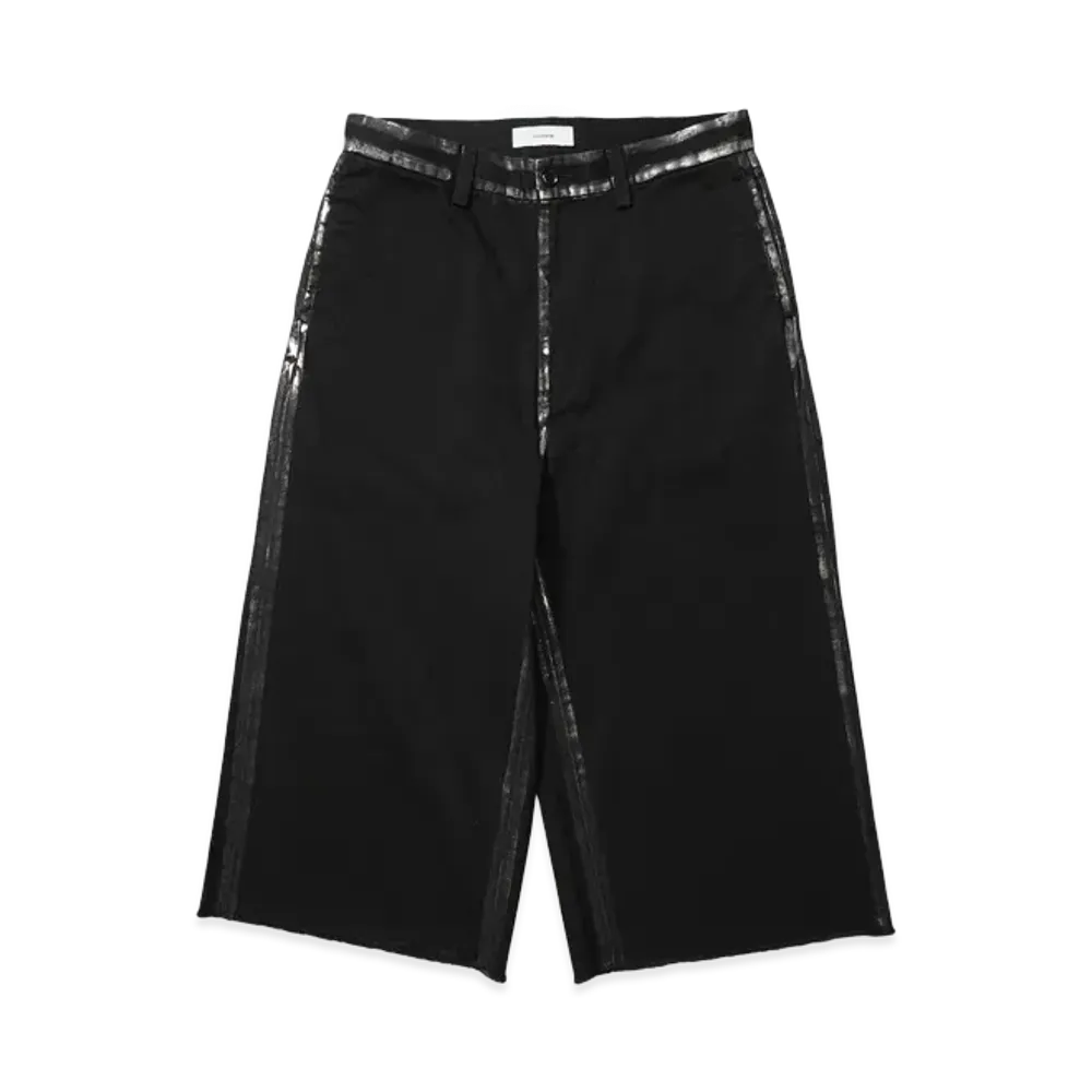 FACETASM FOIL WORKER PANTS "BLACK"