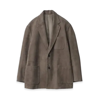 ssstein Goat Suede Blazer "Olive"