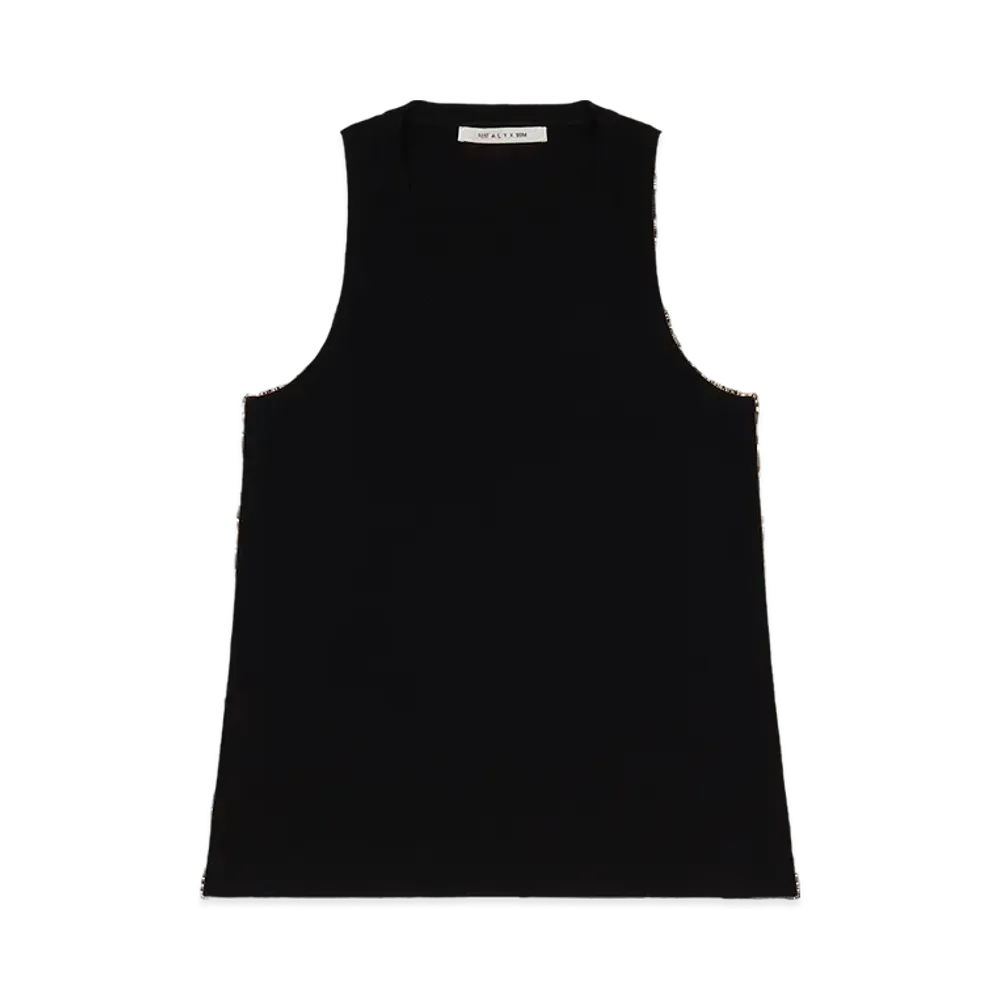 1017 ALYX 9SM Square Neck Tank Top "Black"