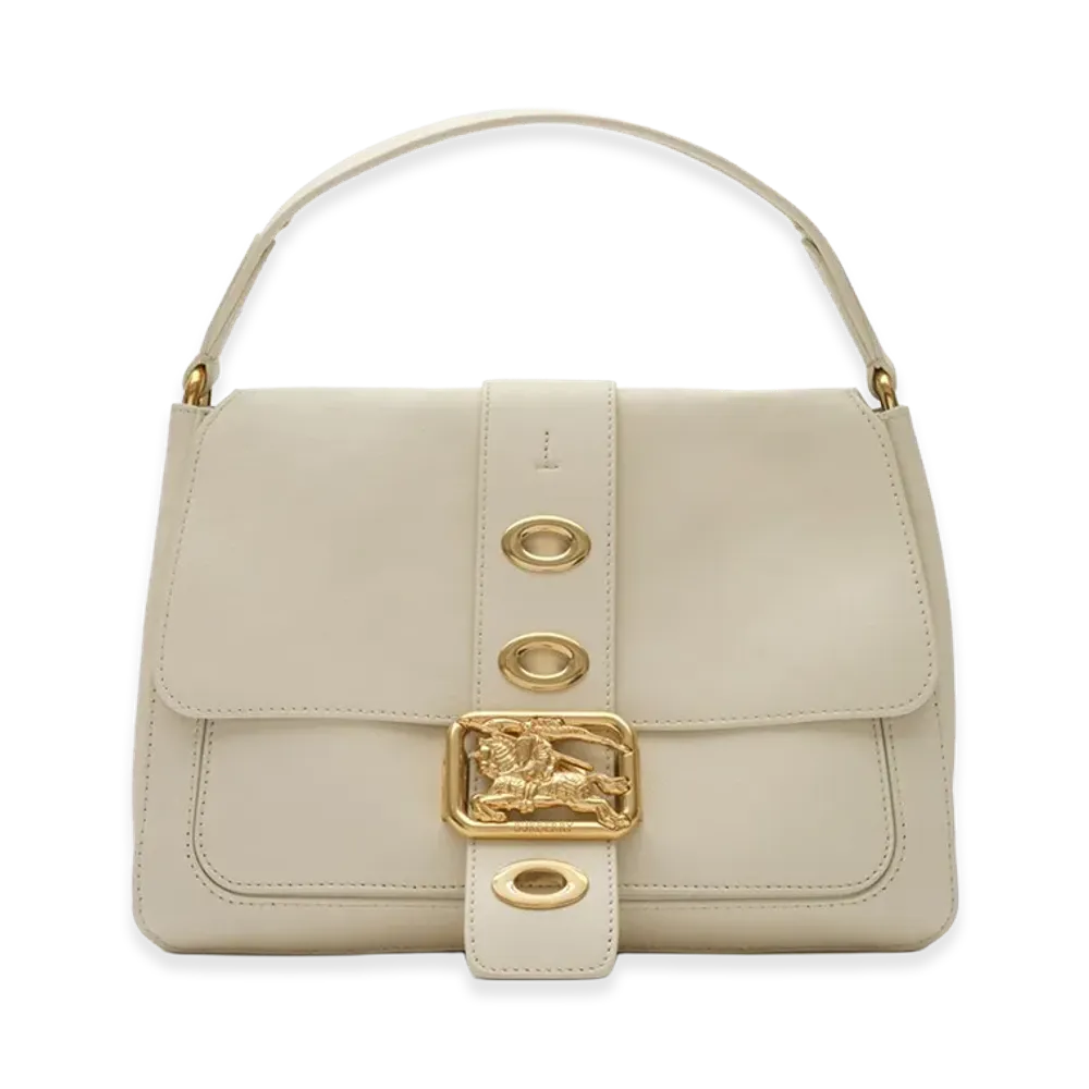 Burberry Women's Small Rider Bag "Soap Beige"