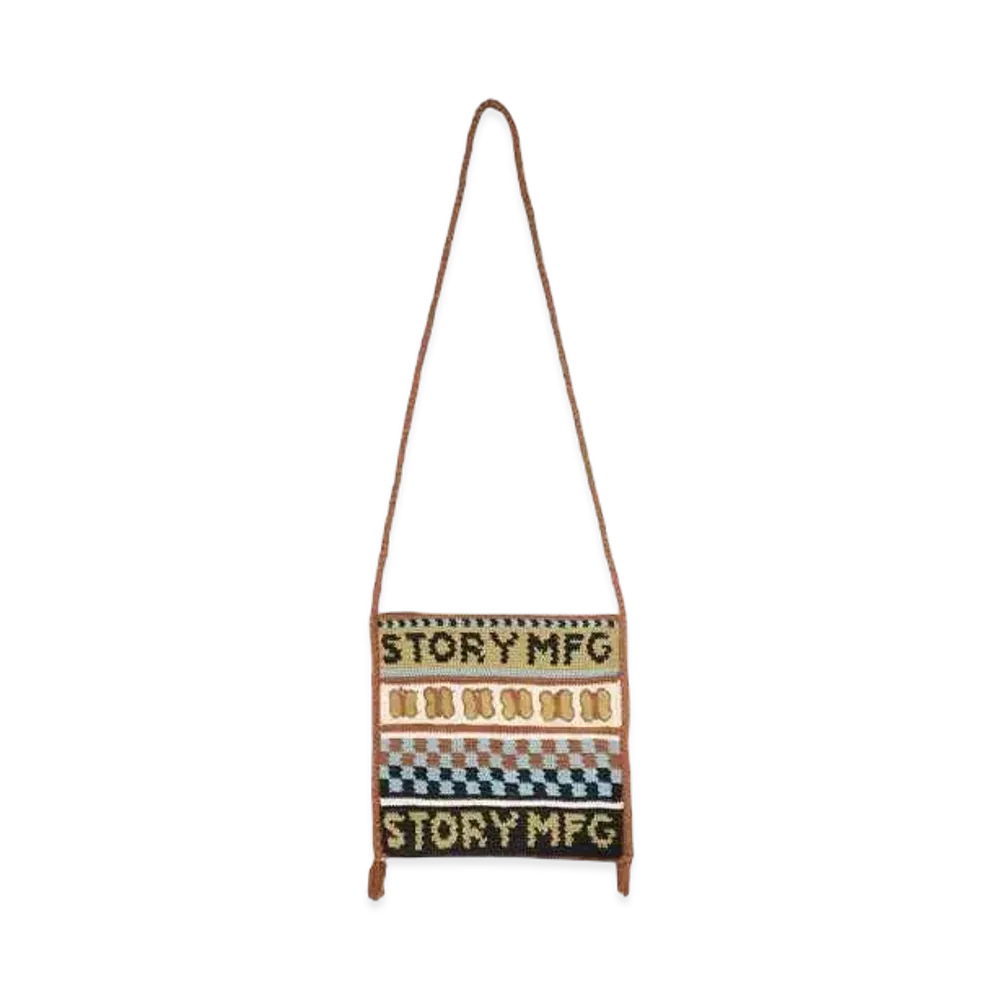 STORY mfg. STASH BAG "OLIVE BUTTERFLY"