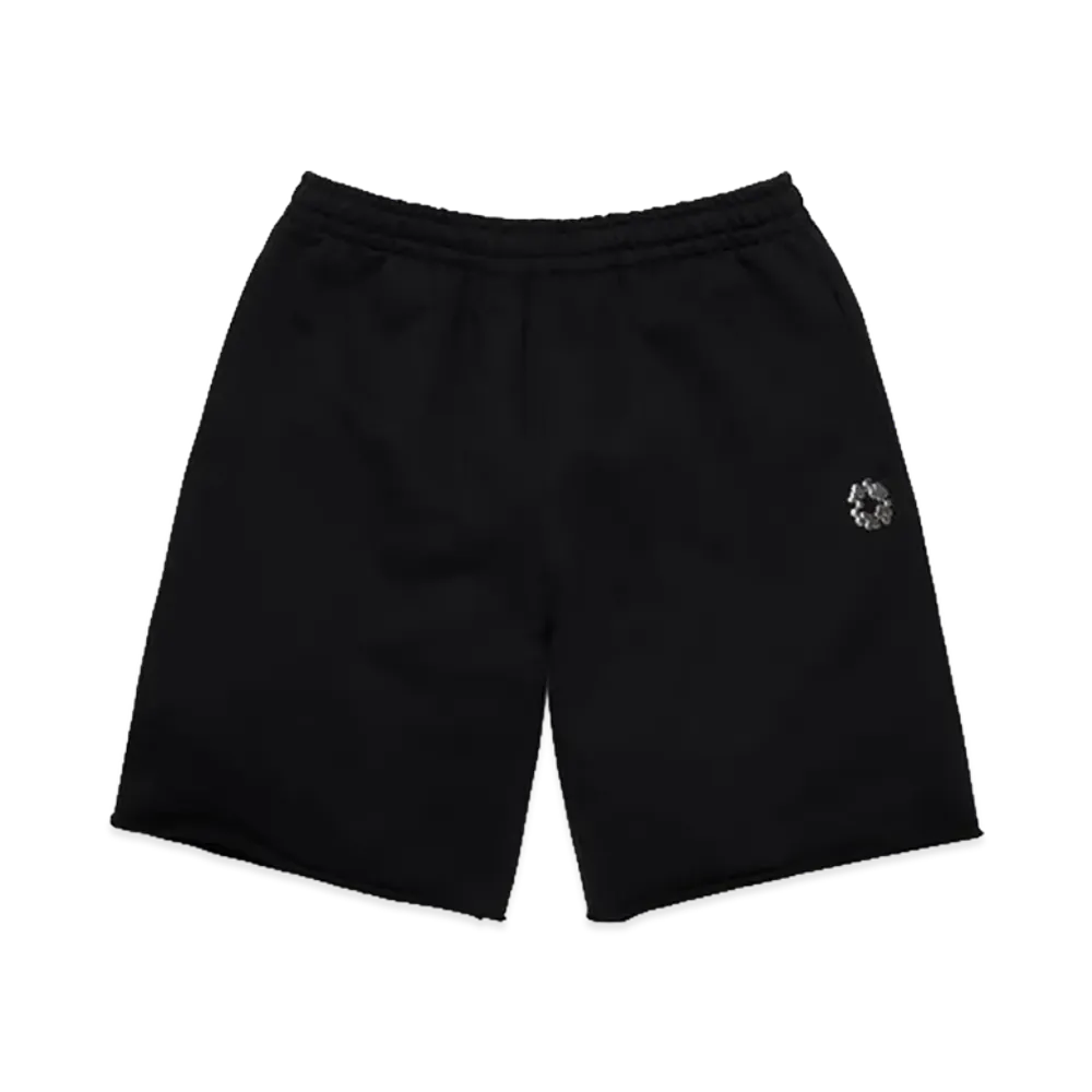 DENIM TEARS Gel Wreath Sweatshort "Black"