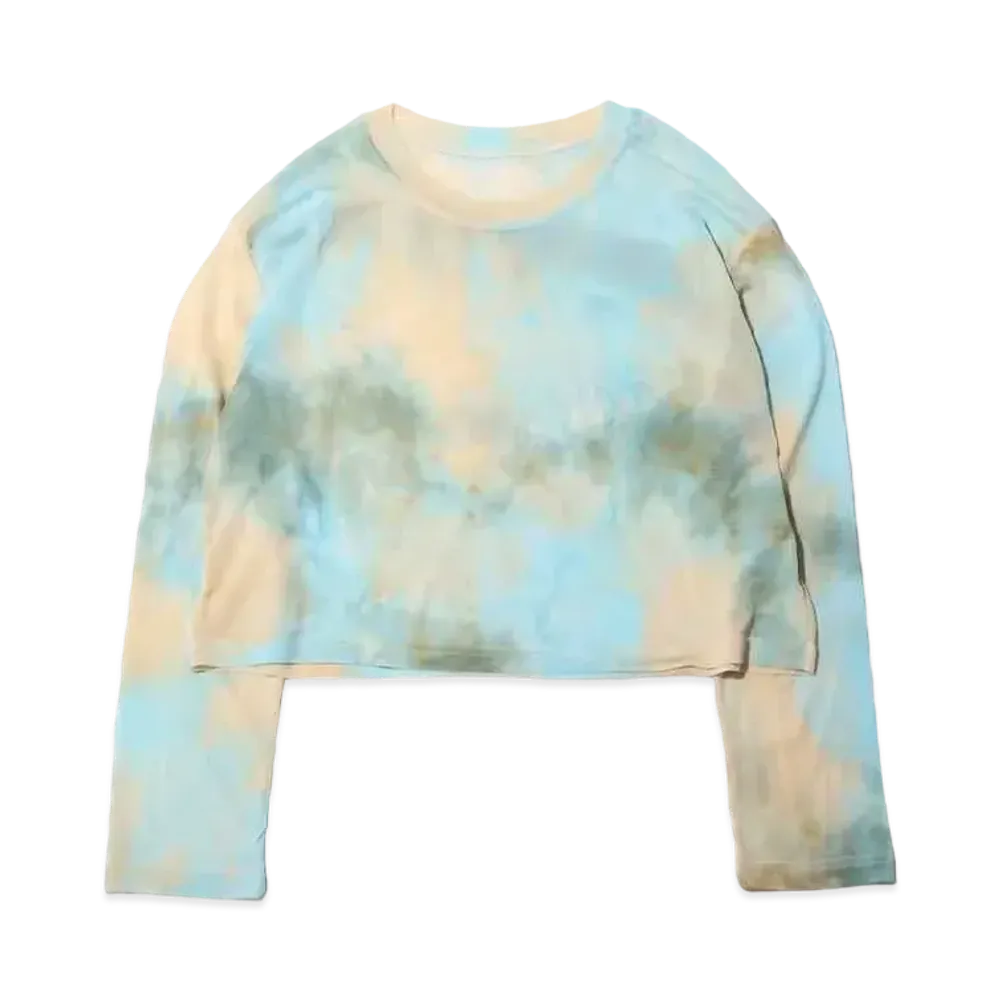 atmos pink Tie-Dye Organdy Tops "Green"