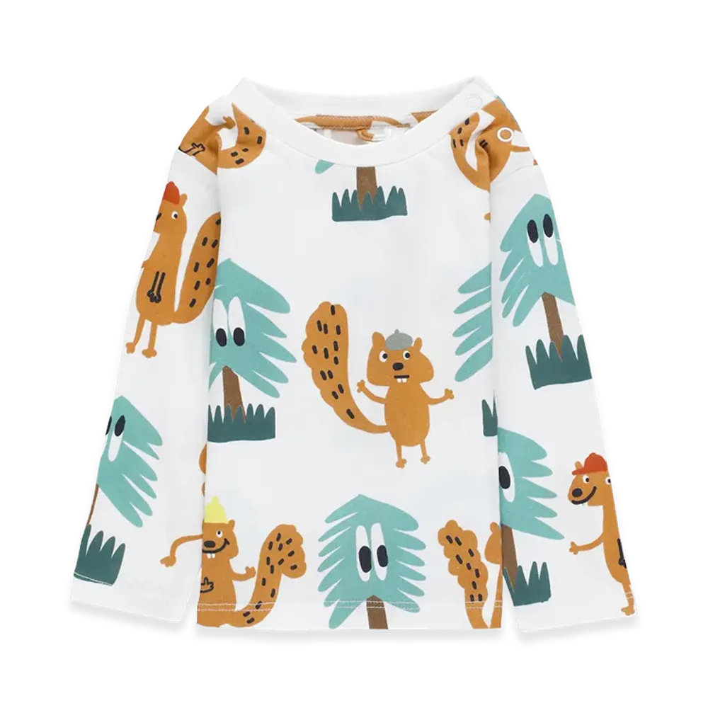 STELLA McCARTNEY Kids Long Sleeve T-Shirts "White"