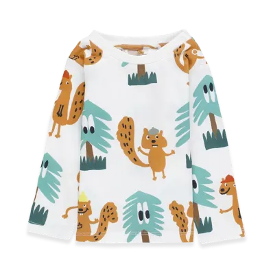 STELLA McCARTNEY Kids Long Sleeve T-Shirts "White"