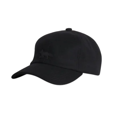 Maison Kitsune Profile Fox Wool Cap "Black"