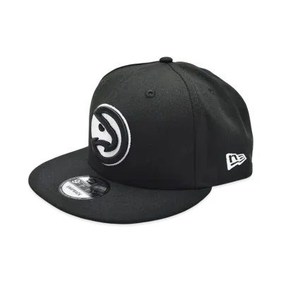 NEW ERA NBA 9Fifty Basic Cap Bk&Wh Atlanta Hawks "Black"