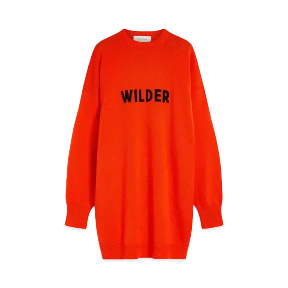 Max Mara Tana Wool Cashmere Knit Dress "Coral"