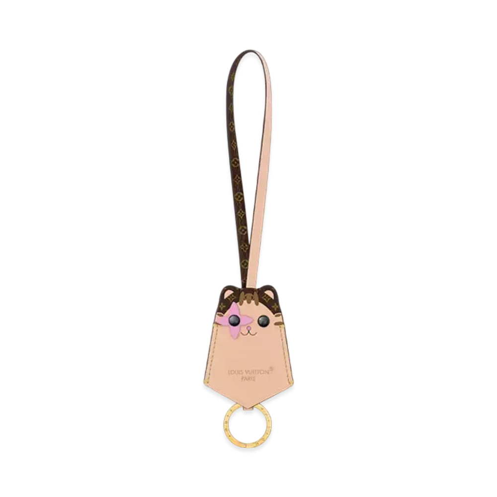 Louis Vuitton LV Cat Bag Charm "Creme"