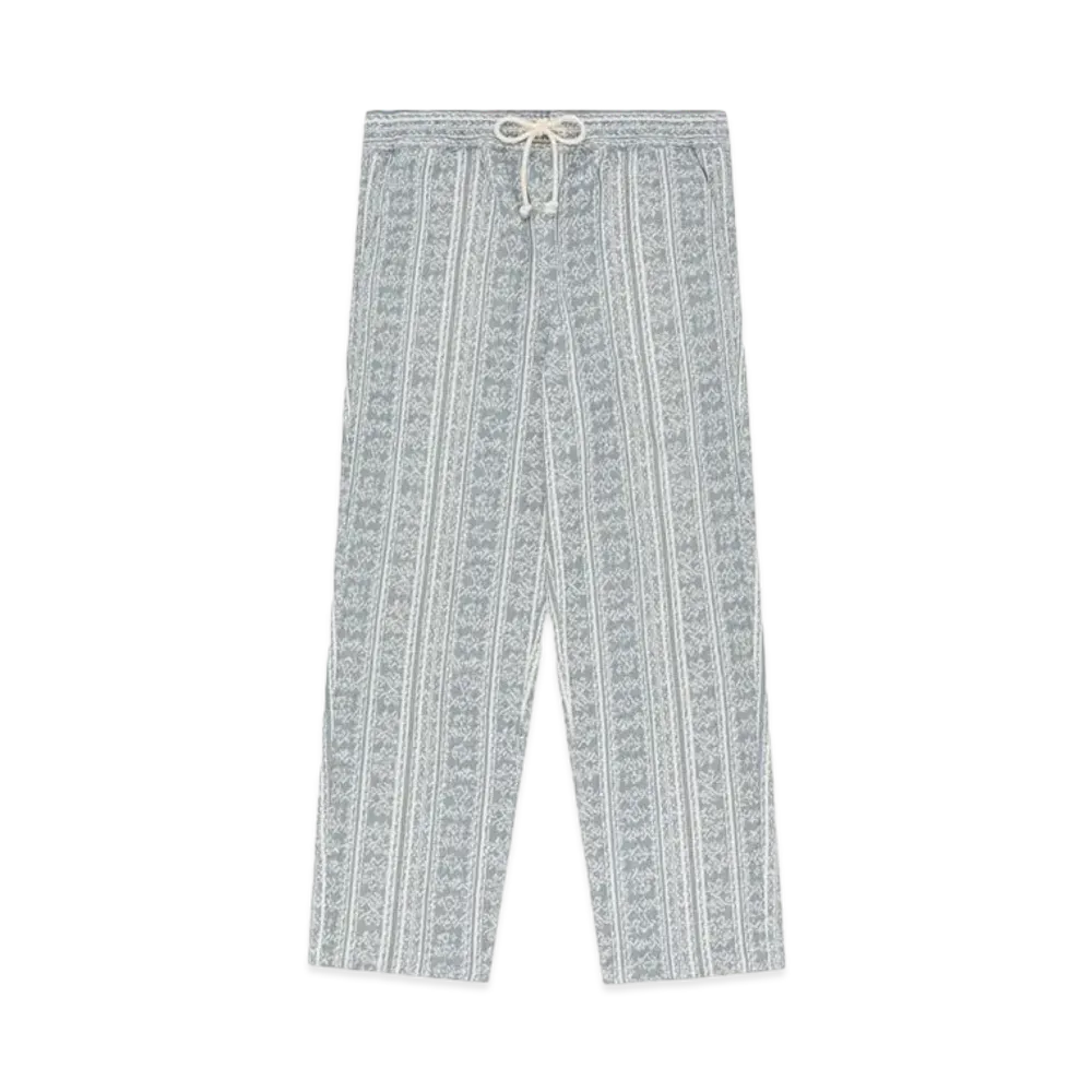 Aime Leon Dore Striped Drawstring Pant "Blue & White"