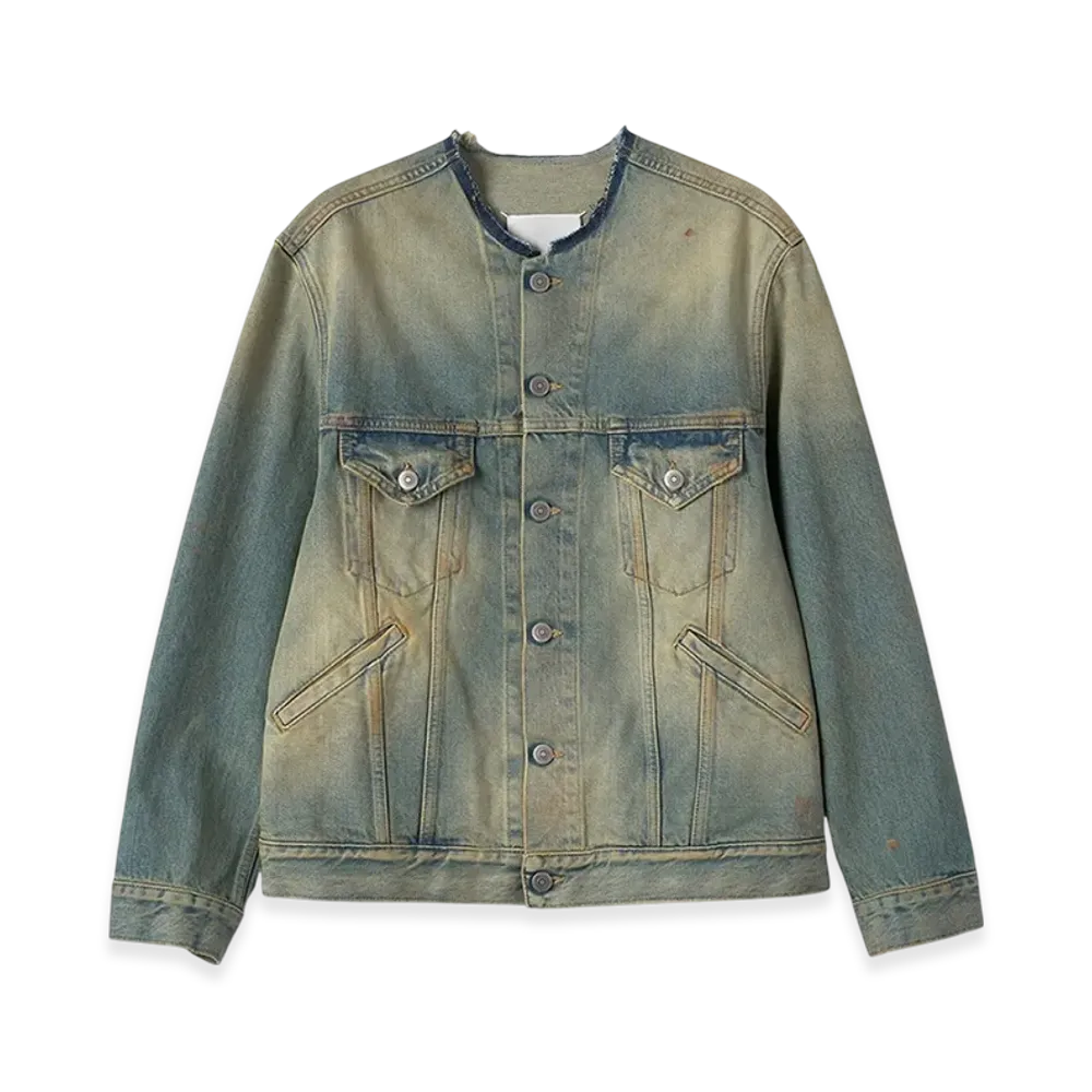 Maison Margiela Decortique Collar Denim Jacket "Blue"