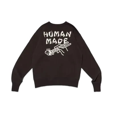 HUMAN MADE x END. Sushi Sweat "Black"