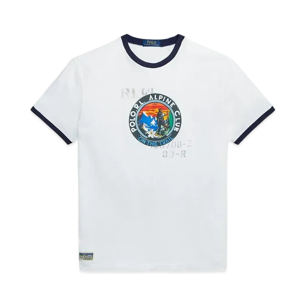 Polo Ralph Lauren Classic Fit Jersey Graphic Tee #2 "White"