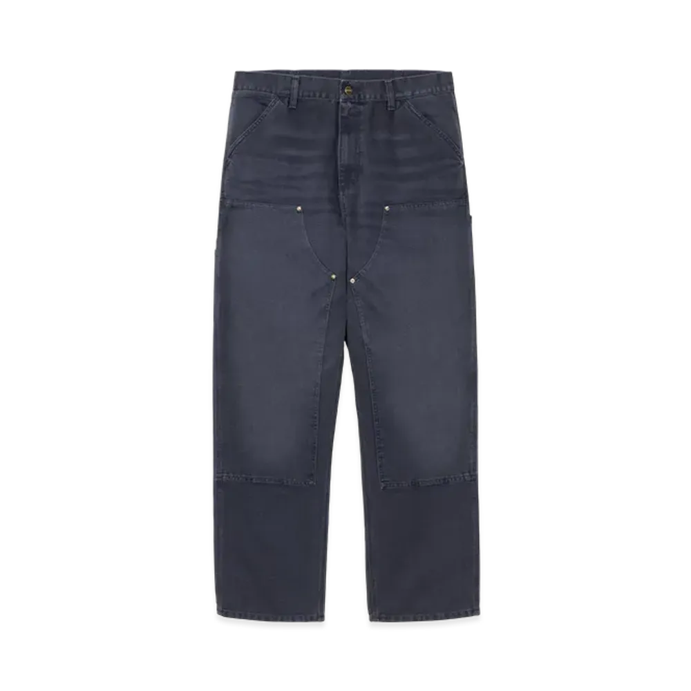 Carhartt WIP Double Knee Pant "Dark Navy(Stone Canvas)"