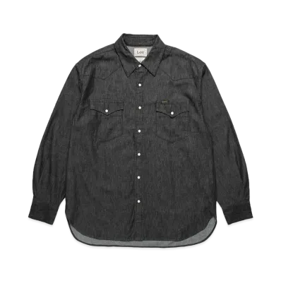 WACKO MARIA Lee / Denim Western Shirt "Charcoal"