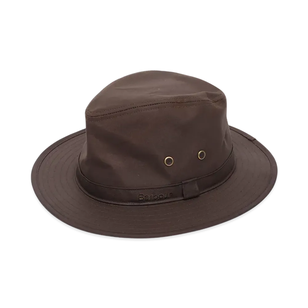 Barbour Dawson Wax Safari Hat "Olive"