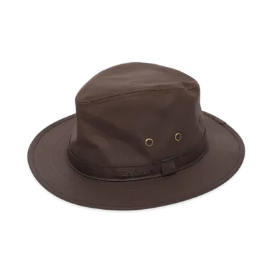 Barbour Dawson Wax Safari Hat "Olive"