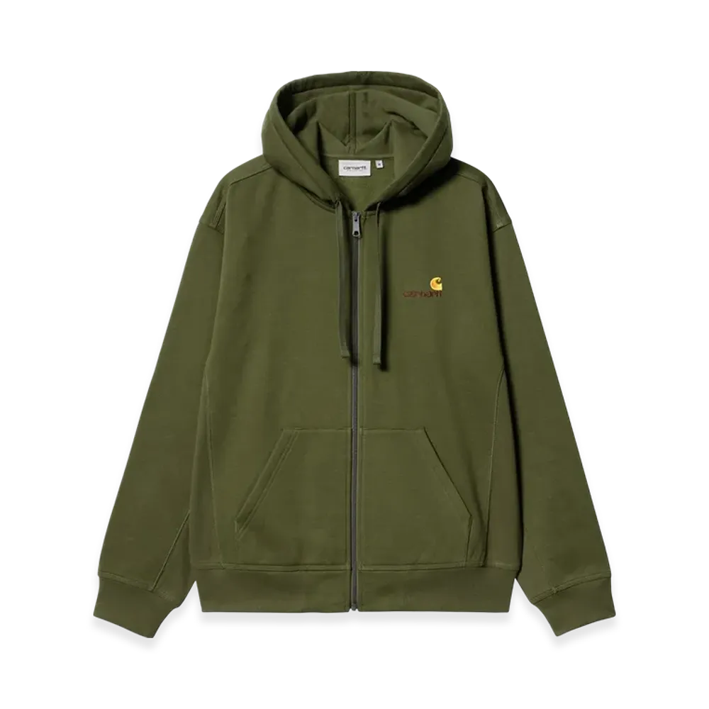 Carhartt WIP Hooded American Script Jacket "Tarragon"