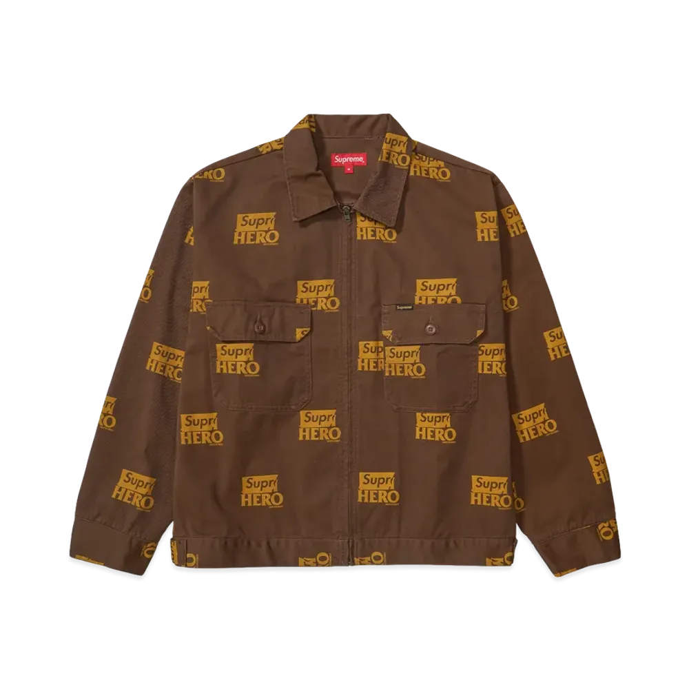 Supreme x ANTIHERO Work Jacket "Brown"