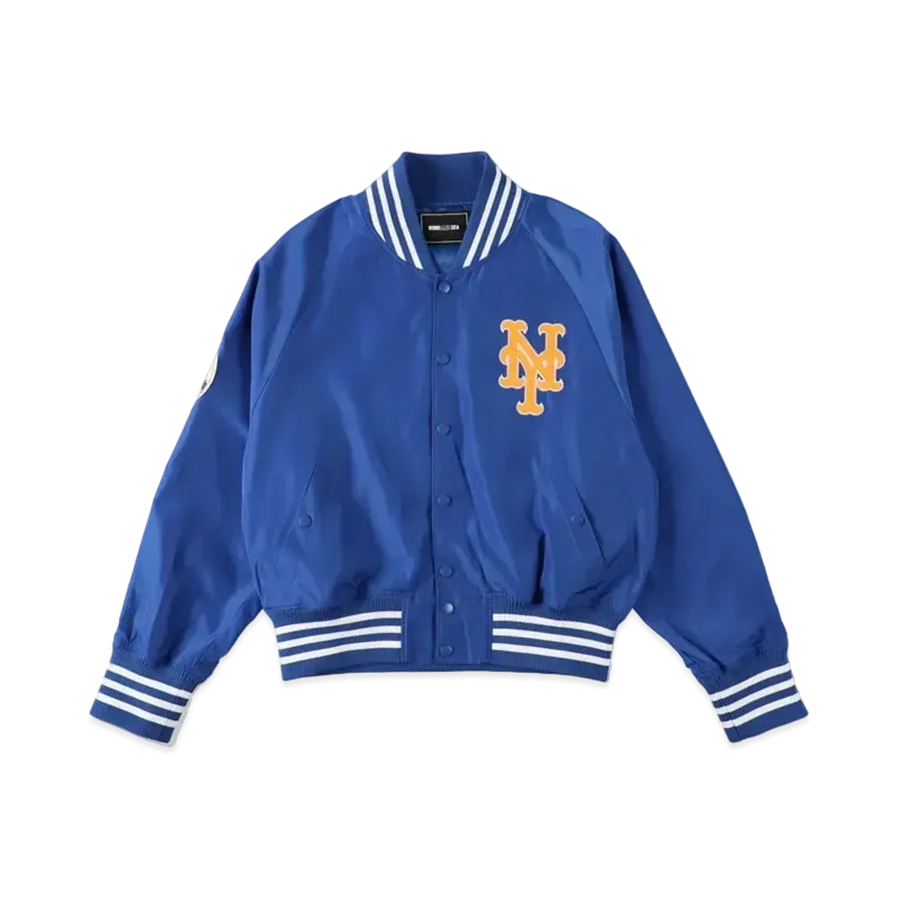 WIND AND SEA x MLB Satin Blouson "Mets"