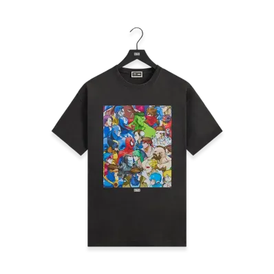 Kith x Marvel vs. Capcom Clash of Super Heroes Vintage Tee "Black"