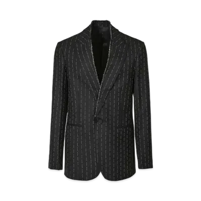 1017 ALYX 9SM Pinstrip Blazer "Black/White"