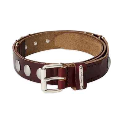 OUR LEGACY Women's Gadget Belt "Burgundy Chromexcel Leather"