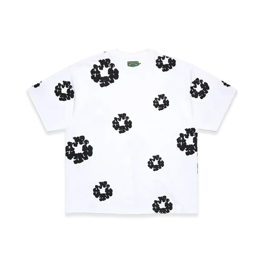 DENIM TEARS Cotton Wreath 2000s Tee "White"