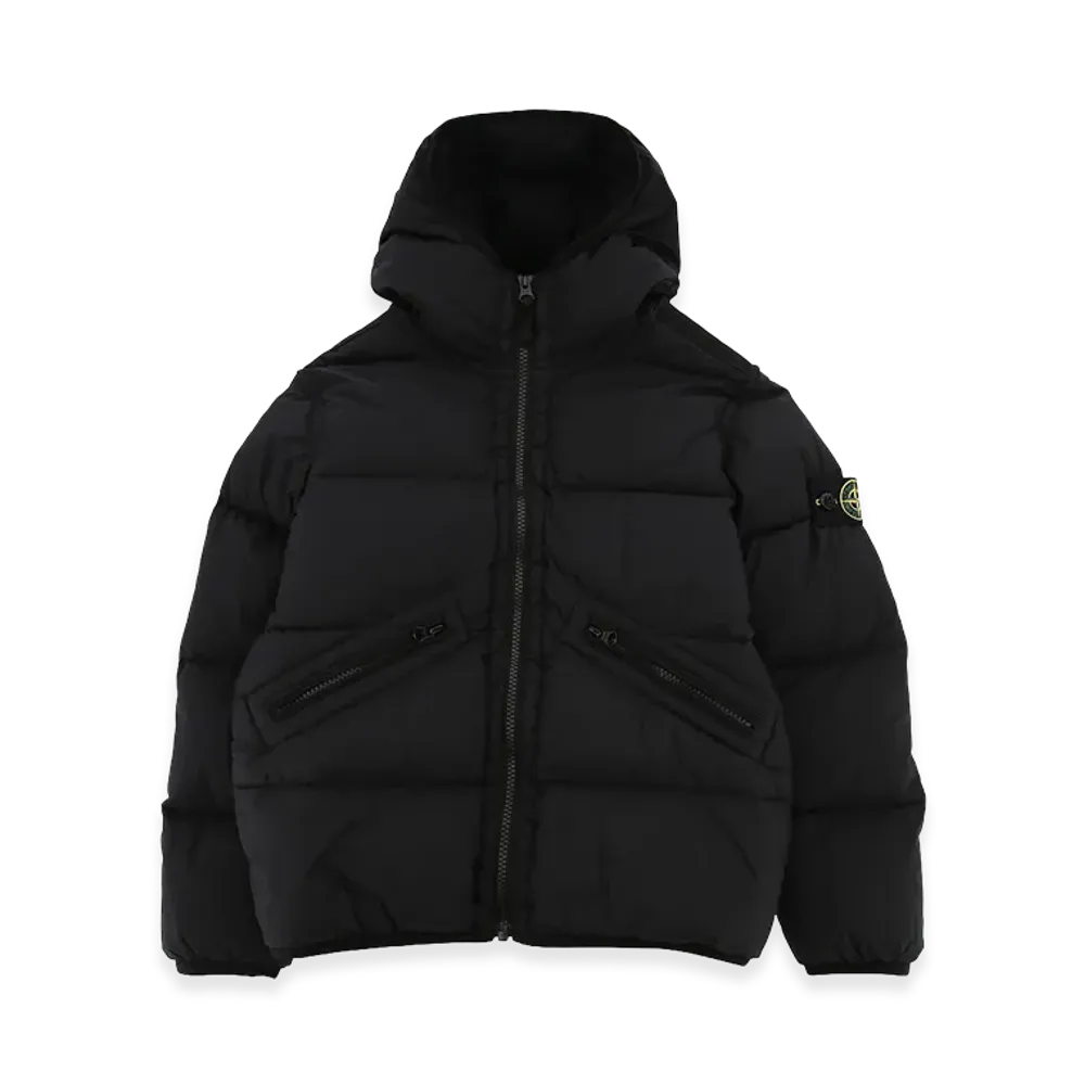 Stone Island Kids Short Parka "Black"