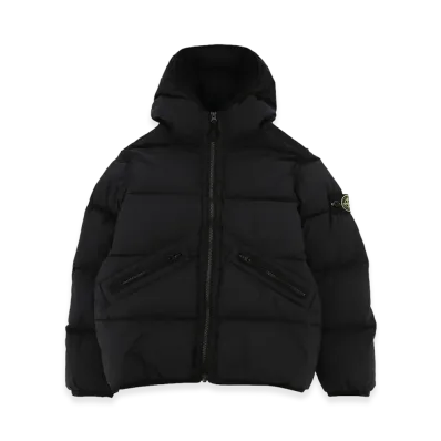 Stone Island Kids Short Parka "Black"