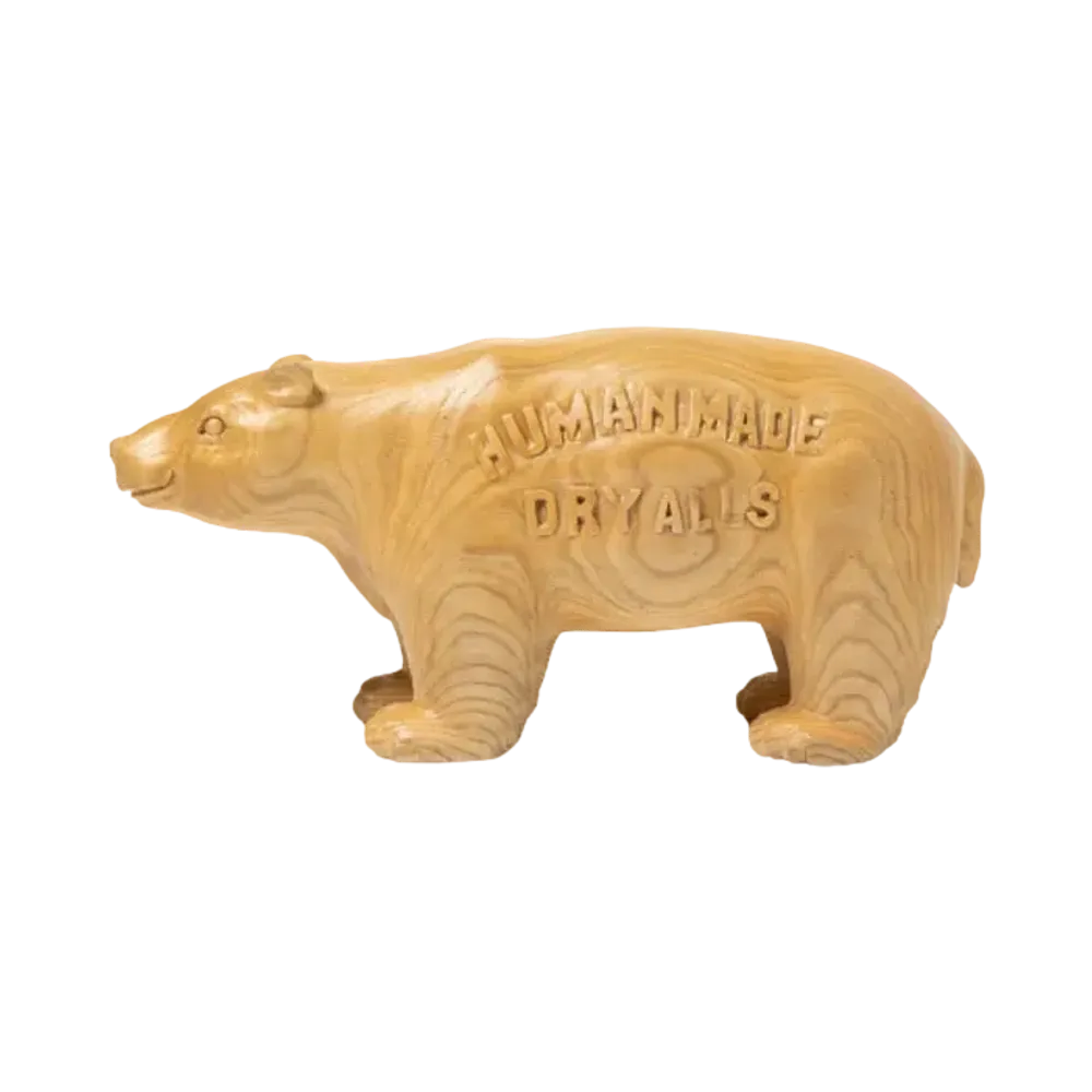HUMAN MADE Wood Carving Bear "Brown"