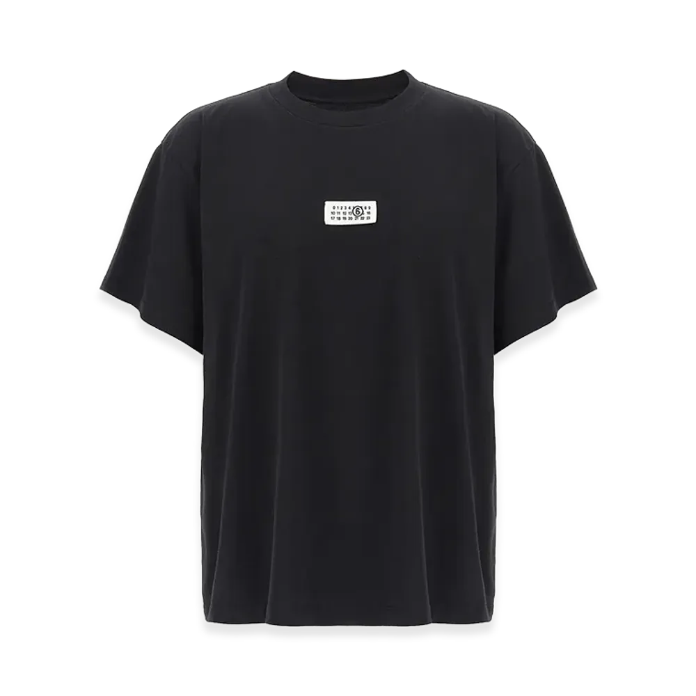 MM6 Maison Margiela 'Numeric Signature MM6' T-Shirt "Black"