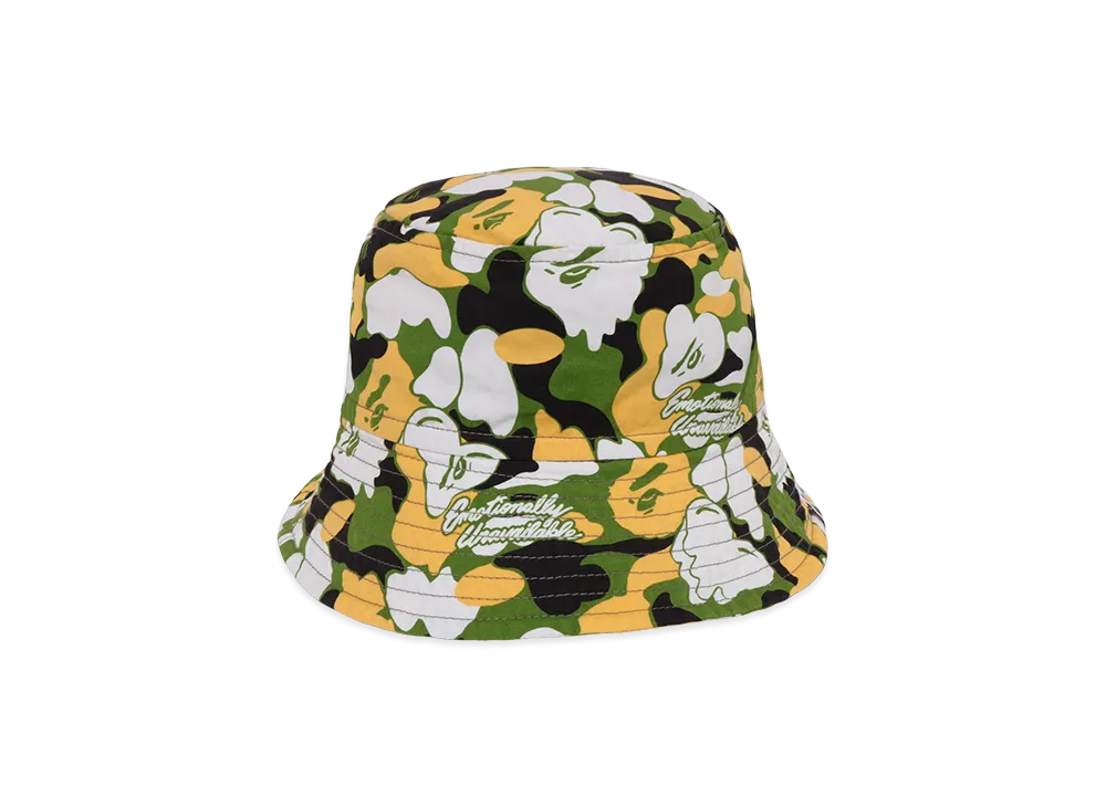 A BATHING APE x EMOTIONALLY UNAVAILABLE Bucket Hat "Green"