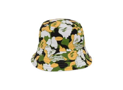 A BATHING APE x EMOTIONALLY UNAVAILABLE Bucket Hat "Green"