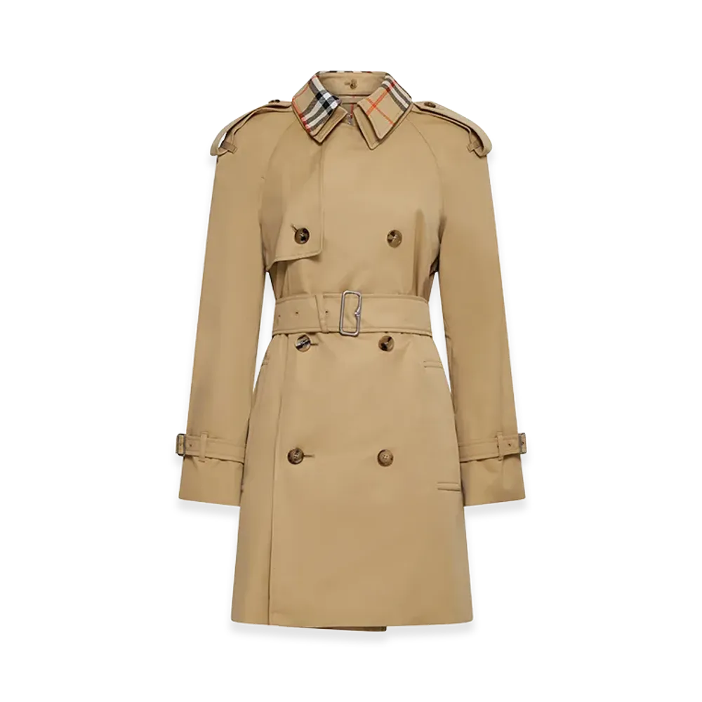 Burberry Women's Cotton Trench Coat "Beige"