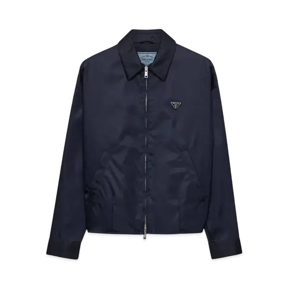 PRADA Women's Re-Nylon Blouson Jacket "Navy"