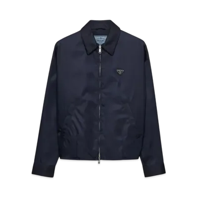PRADA Women's Re-Nylon Blouson Jacket "Navy"