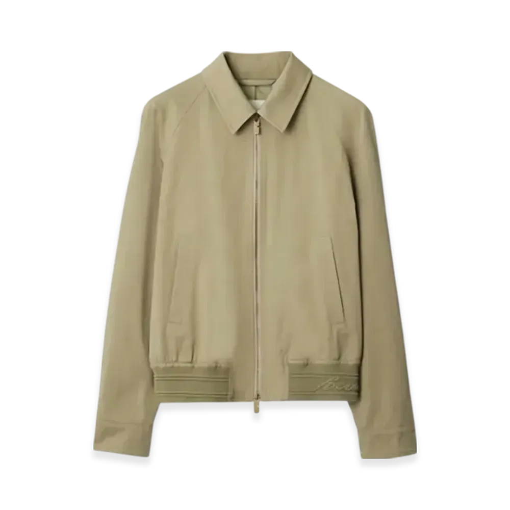 Burberry Cotton Harrington Jacket "Skylark"