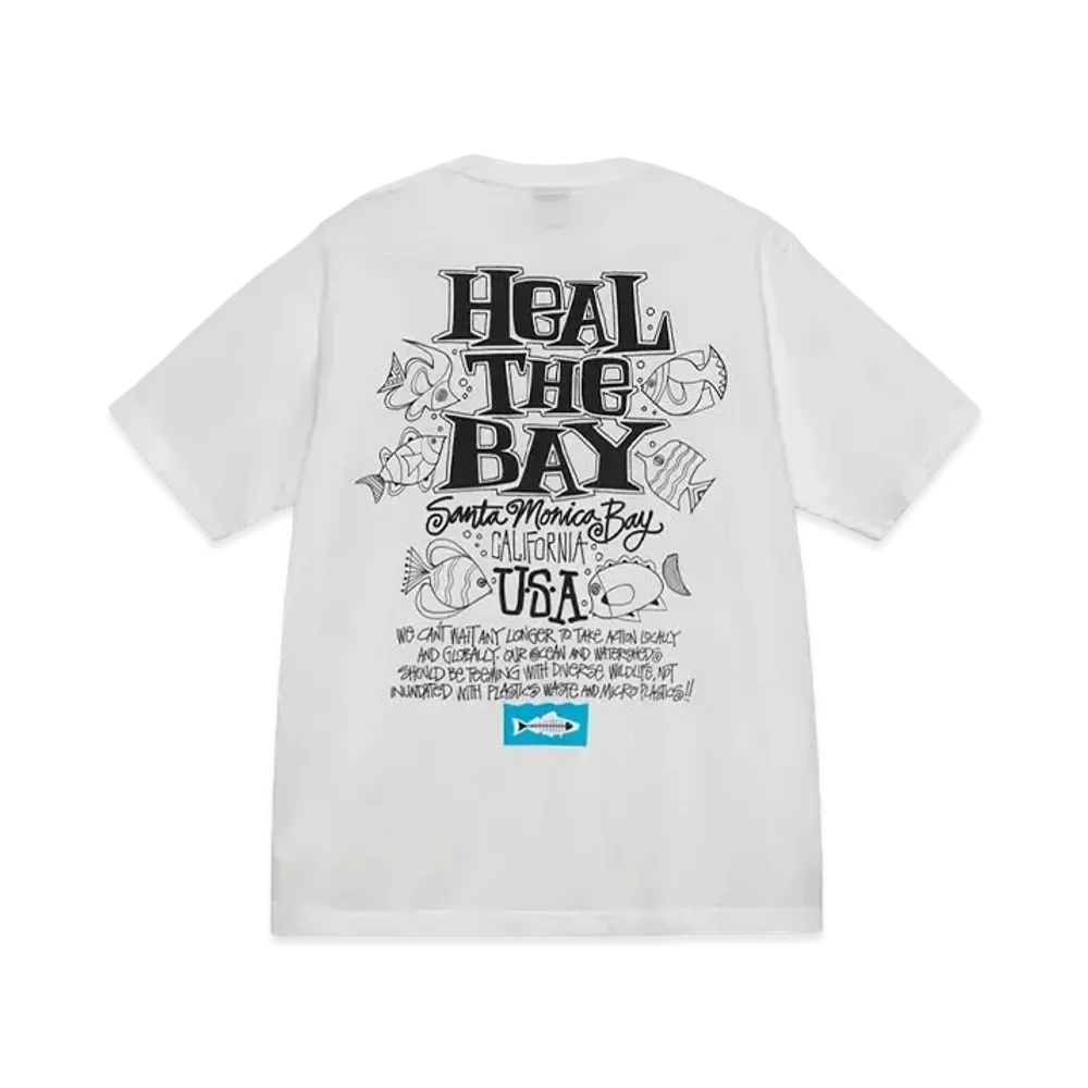 Stussy x Heal the Bay Ocean Pigment Dyed Tee "Natural"