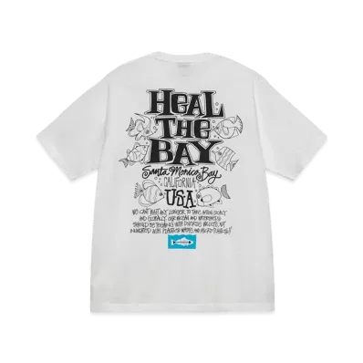 Stussy x Heal the Bay Ocean Pigment Dyed Tee "Natural"