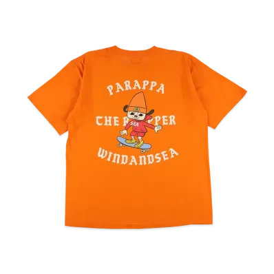 WIND AND SEA x PARAPPA THE RAPPER S/S Tee "Orange"