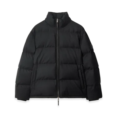 Burberry Wool Snowdon Down Jacket "Charcoal Grey"