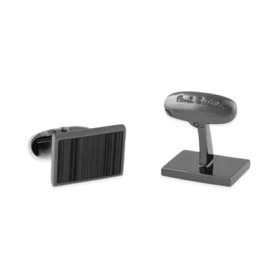 Paul Smith Shadow Stripe Cufflinks "Black"